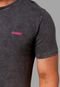 Camiseta Masculina Hammer Camisa Lisa Marmorizada C/ Logo Rosa Neon - Marca Hammer
