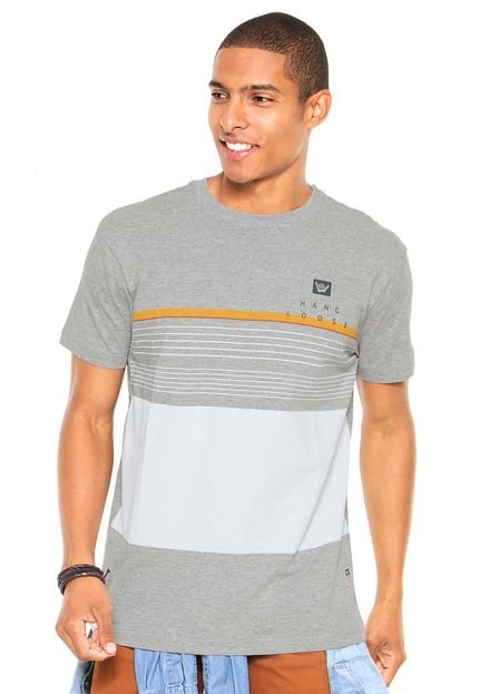 Camiseta Hang Loose Striped Cinza - Marca Hang Loose