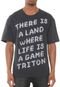 Camiseta Triton Lettering Grafite - Marca Triton