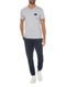 Camiseta Calvin Klein Jeans Masculina Gola V New Logo Dark Square Cinza Mescla - Marca Calvin Klein