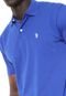 Camisa Polo U.S. Polo Reta Logo Azul - Marca U.S. Polo