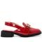 Sapato Unique Slingback Verniz Vermelho Unique Vermelho - Marca Unique