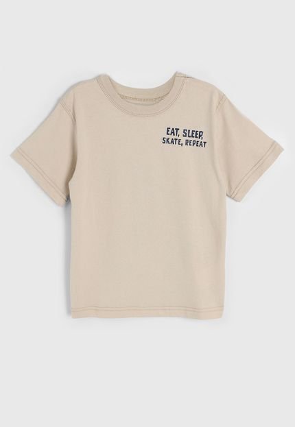 Camiseta Cotton On Full Print Bege - Marca Cotton On