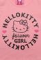 Conjunto 2pçs Hello Kitty Curto Menina Rosa/Cinza - Marca Hello Kitty