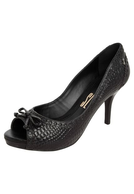 Peep Toe Santa Lolla Preto - Marca Santa Lolla