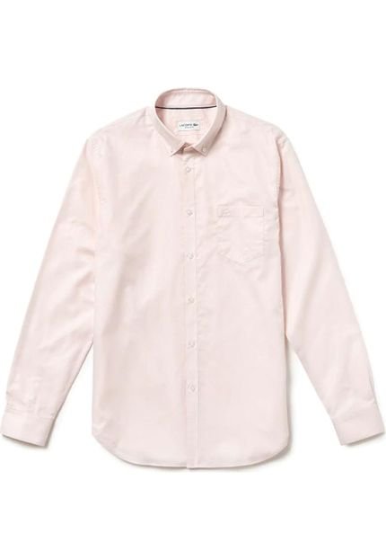 Camisa Lacoste Regular Fit Rosa - Marca Lacoste