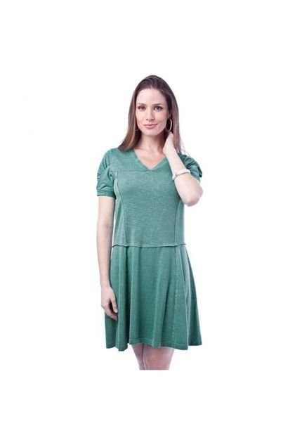 Vestido Recorte Verde - Marca Shop 126