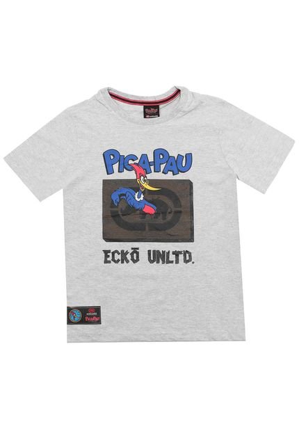 Camiseta Ecko Menino Personagens Cinza - Marca Ecko Unltd