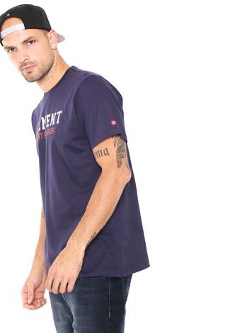 Camiseta Element Skate Core Azul Marinho