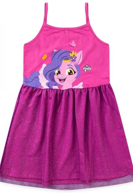 Vestido Feminino Infantil Borboletas - My Little Pony - Marca My Little Pony