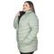 Jaqueta Parka Feminina Dupla Face Nylon Plus Size Com Capuz - Marca Zafina