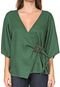 Blusa Colcci Transpassada Verde - Marca Colcci