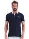 Polo Nautica Masculina Piquet Reta Frisos Gola Azul Marinho - Marca Nautica