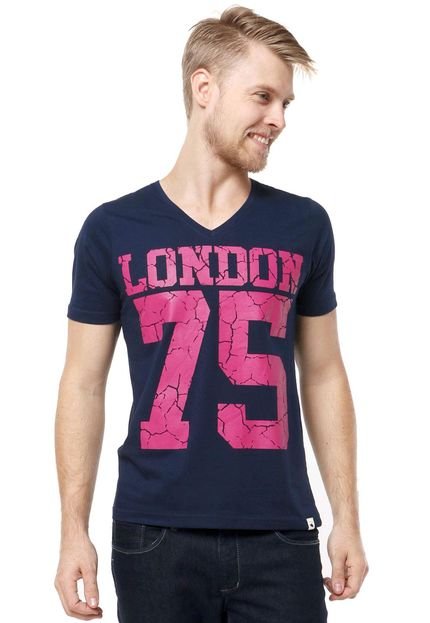 Camiseta FiveBlu London Azul - Marca FiveBlu