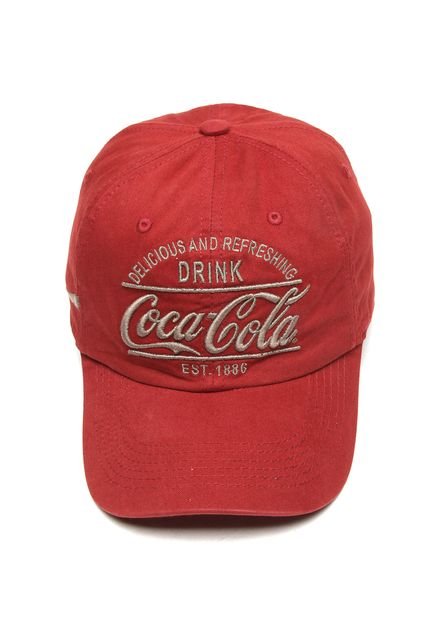 Boné Coca Cola Accessories Strapback Logo Vermelho - Marca Coca-cola