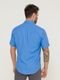 Camisa Social Masculina Olimpo Maquinetada Manga Curta Azul - Marca Olimpo Camisaria