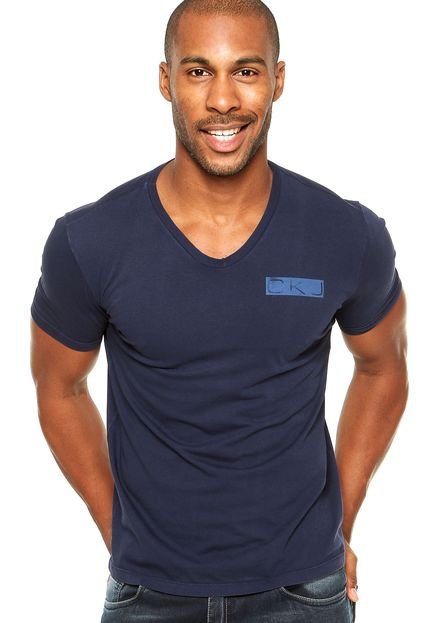 Camiseta Calvin Klein Logo Azul - Marca Calvin Klein Jeans