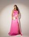 Vestido Longo de Festa Madrinhas Tomara que Caia com Fenda Cetim Zayanna Rosa Pink - Marca Cia do Vestido