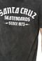 Camiseta Santa Cruz Gothica Grafite - Marca Santa Cruz
