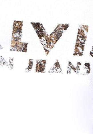 Regata Calvin Klein Jeans Logo Branca