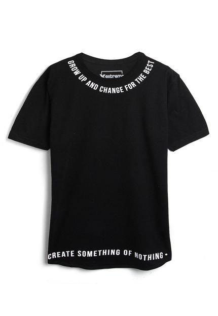 Camiseta Extreme Menino Escrita Preta - Marca Extreme