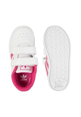 Tênis adidas Originals Colzado CF I Synthetic Infantil Branco/Rosa