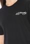 Camiseta Ed Hardy Surf Logo Sun Preta - Marca Ed Hardy