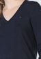 Suéter Tricot Tommy Hilfiger Logo Azul-Marinho - Marca Tommy Hilfiger