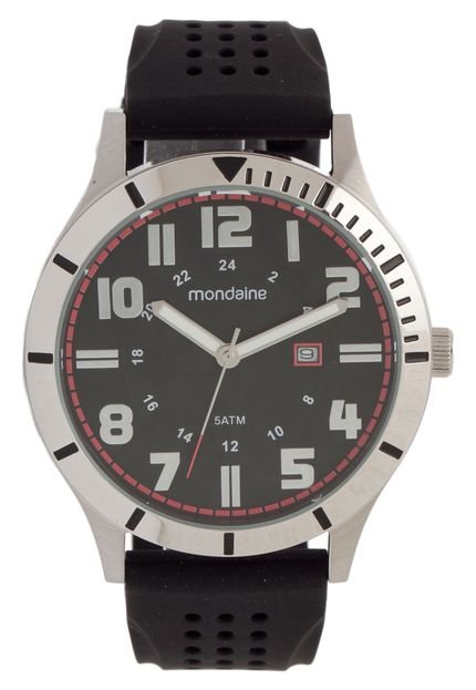 Relógio Mondaine 94830G0MVNU1 Prata/Preto - Marca Mondaine