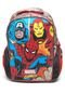 Mochila Xeryus Infantil 14 Marvel Comics Legends Vermelha - Marca Xeryus