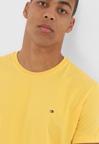 Camiseta Tommy Hilfiger Classic Amarela - Gareth