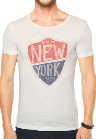 Camiseta Benetton New York Branca