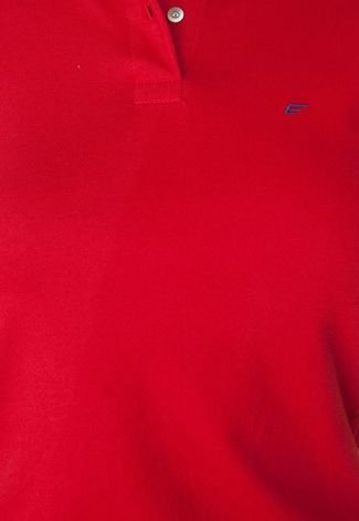 Camisa Polo Ellus Bordada Vermelha
