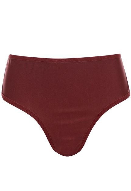 Calcinha Calvin Klein Underwear Biquíni Recorte Renda Vinho - Marca Calvin Klein Underwear