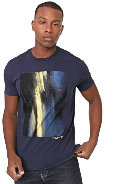 Camiseta Calvin Klein Estampada Azul-marinho - Marca Calvin Klein