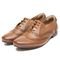 Sapato Feminino Oxford Pattini em Couro Detalhe Caramelo - Marca PATTINI