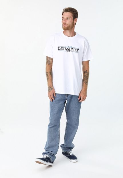 Camiseta Quiksilver Reta Gradiente Branca - Marca Quiksilver