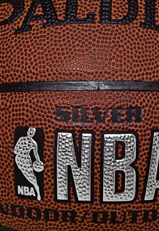 Spalding Bola Basquetebol NBA Silver Outdoor Laranja