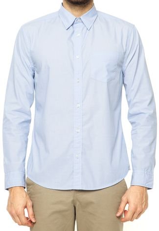 Camisa Luigi Bertolli Azul - Compre Agora