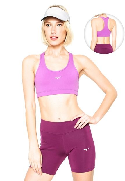 Top Mizuno Essence Roxo - Marca Mizuno