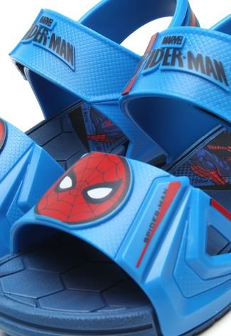 Sandália Grendene Kids Menino Marvel Hero Glasses Azul
