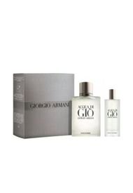Perfume Acqua Di Gio Set EDT 100 ML + 15 ML (H) Gris Giorgio Armani