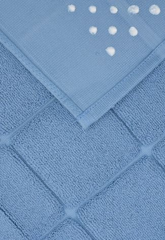 Toalha de Piso Teka Prima Delicatta 50x70cm Azul