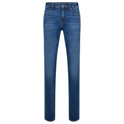 Calça Jeans Slim Fit Em Denim Comfort-Stretch - Marca BOSS