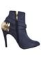 Ankle Boot Colcci Ferragem Traseiro Azul - Marca Colcci