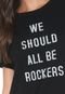 Camiseta Colcci Rockers Preta - Marca Colcci