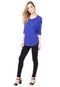 Blusa MNG Barcelona Azul - Marca MNG Barcelona