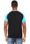 Camiseta New Era Sinse Team Carolina Panthers Preta/Azul - Marca New Era