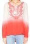 Blusa Anany Degradê Bege/Coral - Marca Anany