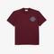 Camiseta Lacoste em jérsei de algodão grosso estampada Vinho - Marca Lacoste